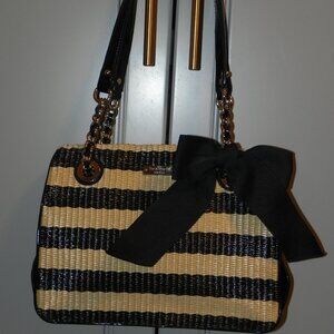 Kate Spade New York Pacific Hights Woven Rattan Shoulder Bag/Tote.